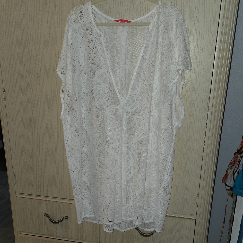 Lilly Pulitzer Resort White Swim Coverup